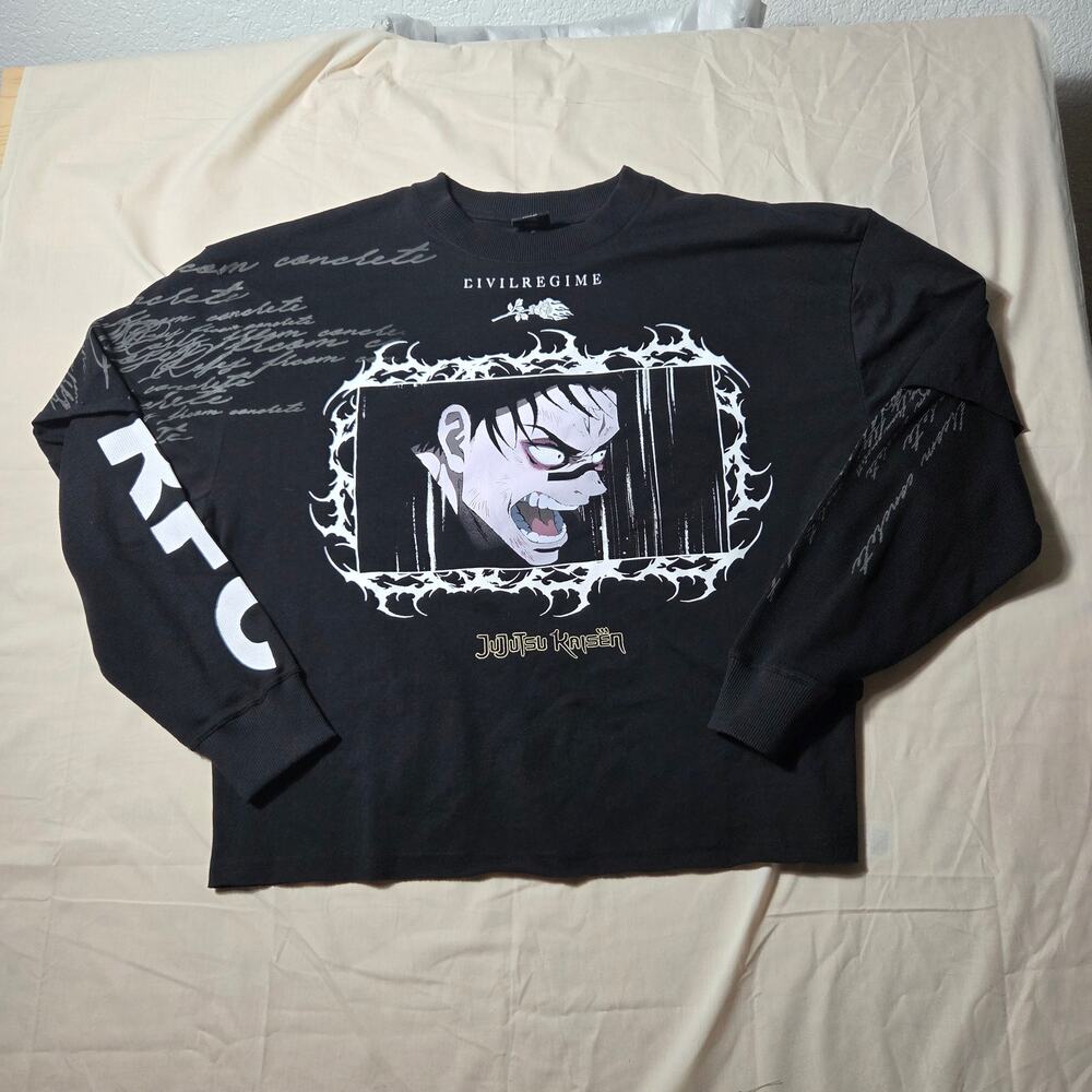 Civil Regime x Jujutsu Kaisen Choso Cursed Bloodlines Long Sleeve - XL